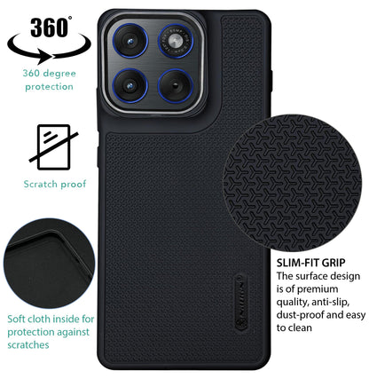 Niukin Grip Guard Back Case with Camera Ring for Moto Edge 70