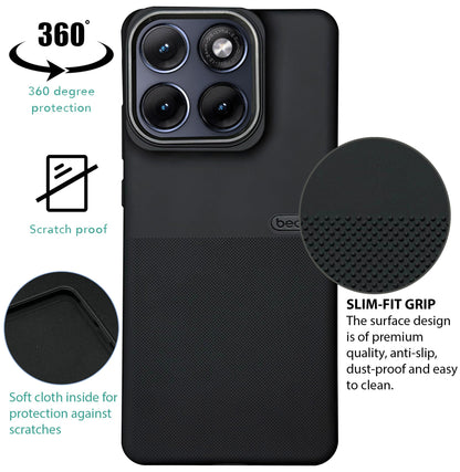 BEOTS Rugged back case with Camera Ring for Moto Edge 70 Fusion