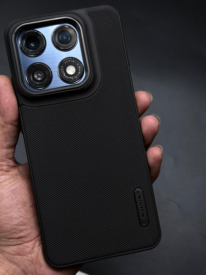 NIUKIN Super Frosted Dotted Case with Camera Ring for Moto Edge 70 Pro