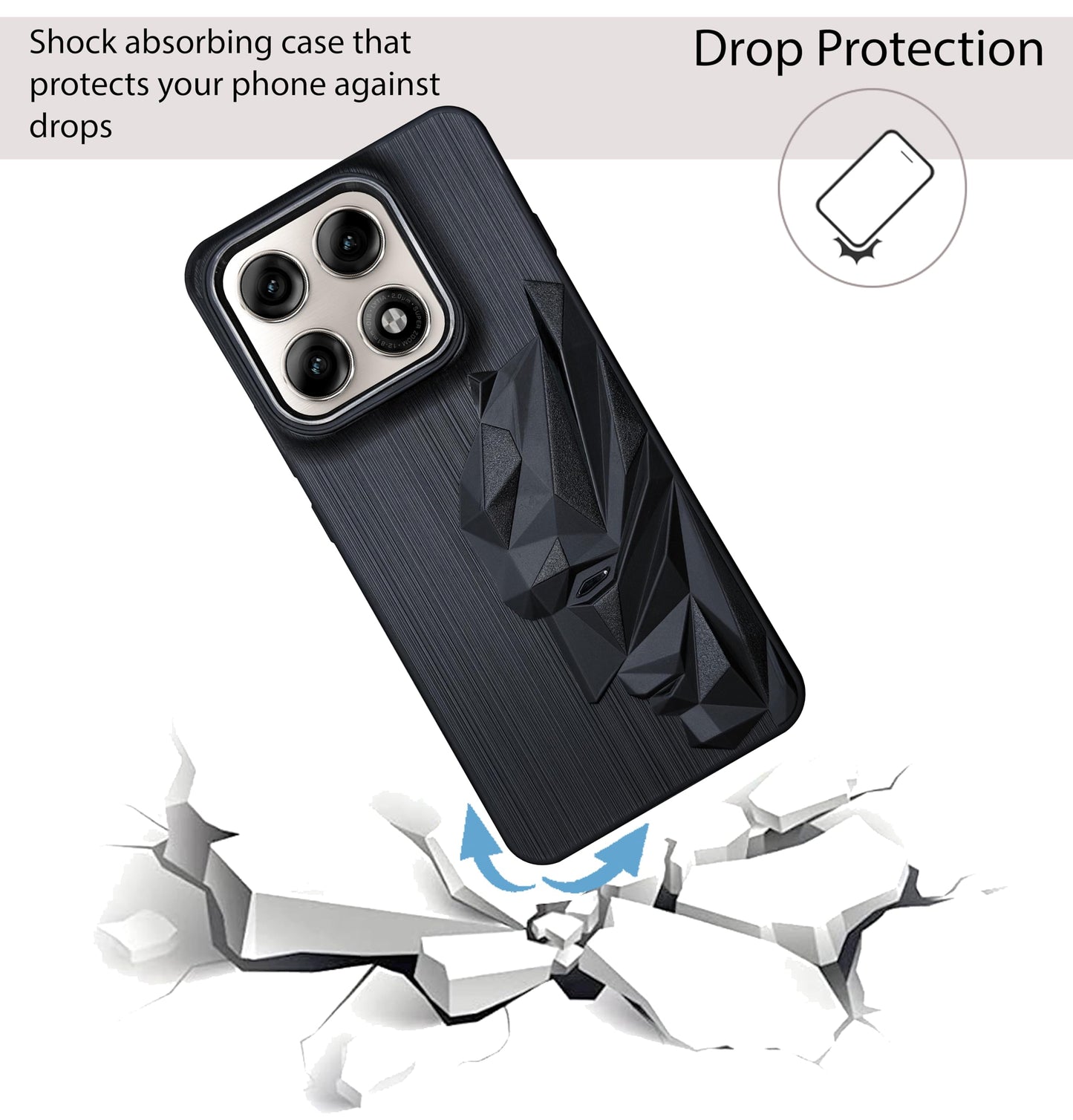 Bt Superhero Case with Camera Ring for Moto Edge 70 Pro