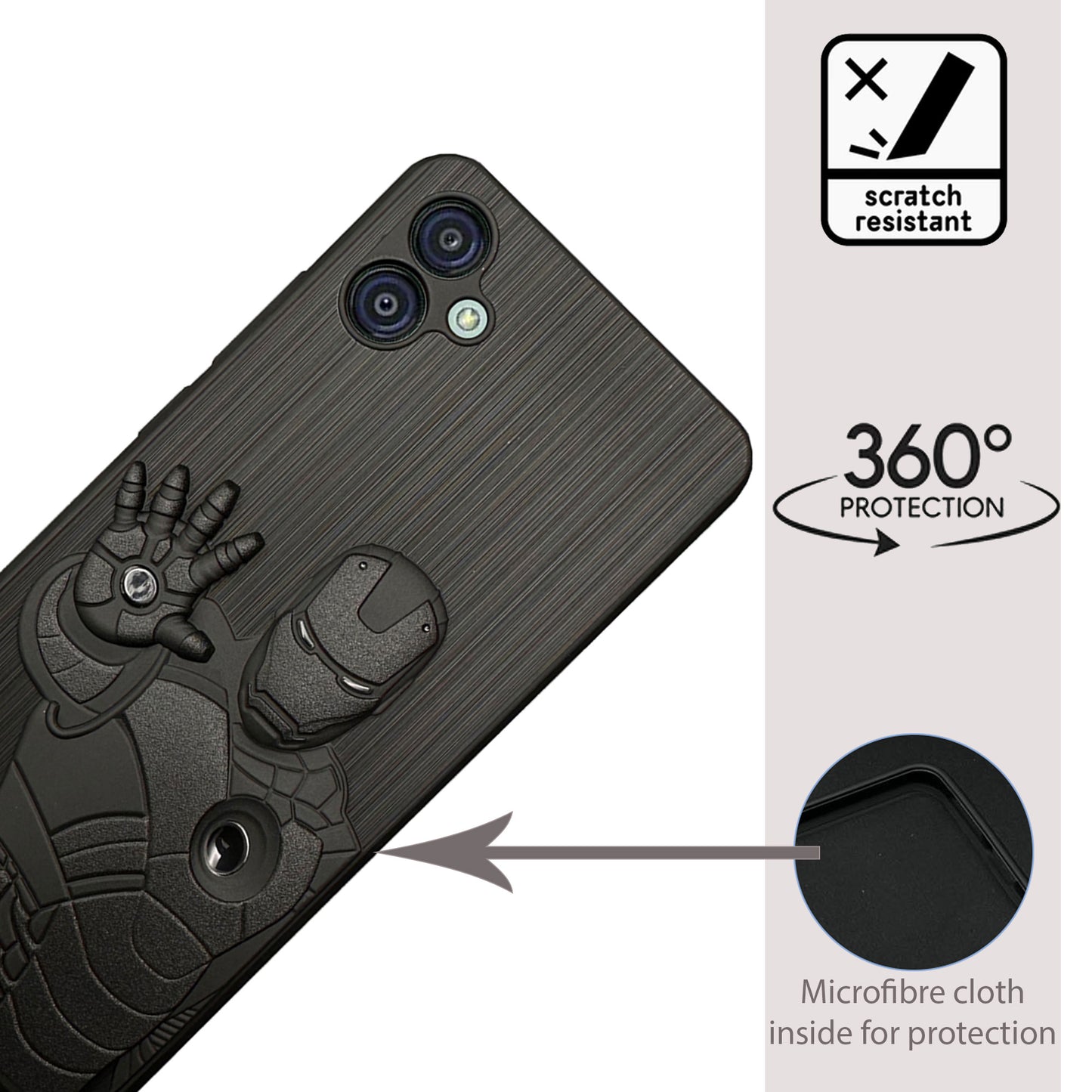 IR Superhero Action Case for Samsung M04