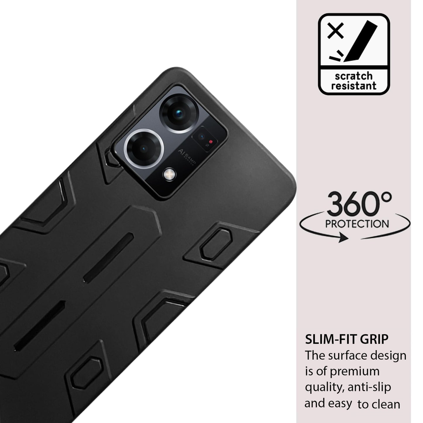 NIUKIN Armor Case for Oppo F21s Pro 4G