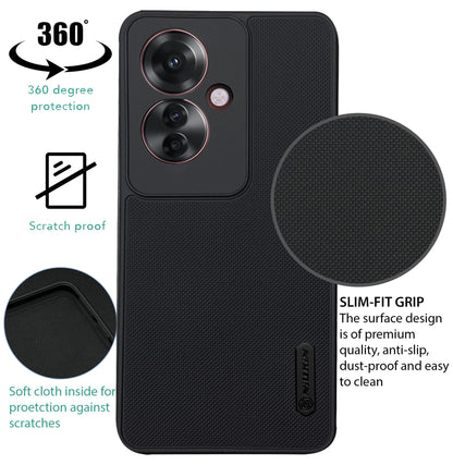 NIUKIN Super Frosted Dotted Case for Oppo F25 Pro 5G