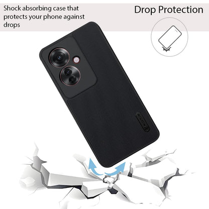 NIUKIN Super Frosted Dotted Case for Oppo F25 Pro 5G