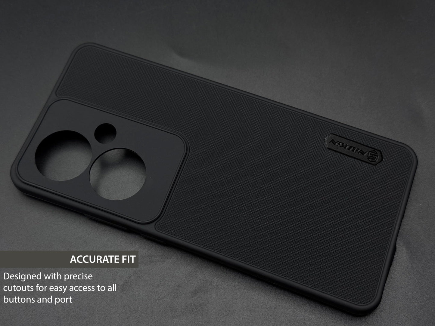 NIUKIN Super Frosted Dotted Case for Oppo F25 Pro 5G