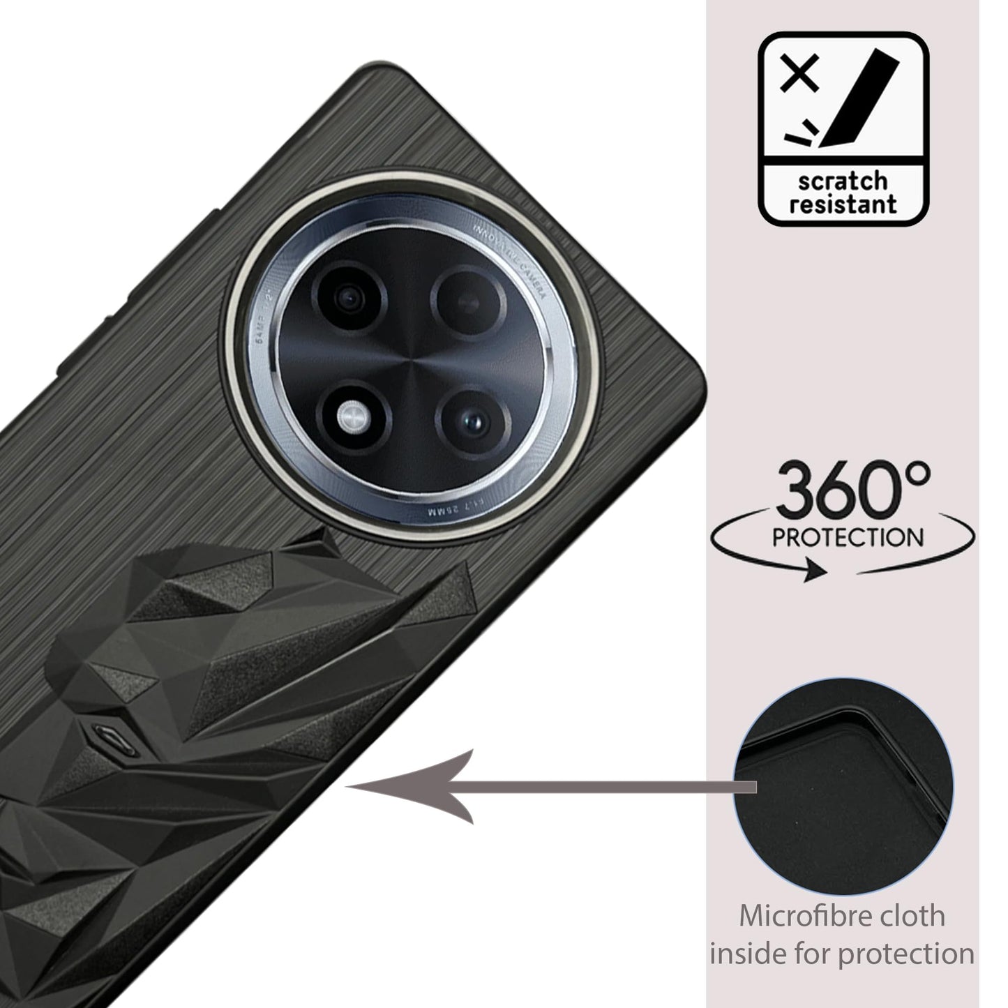 Bt Superhero Case with Camera ring for Oppo F27 Pro