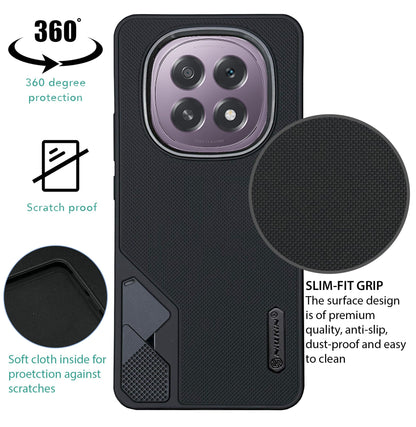 NIUKIN Fancy Super Frosted Dotted Case with Camera Ring for Oppo F29