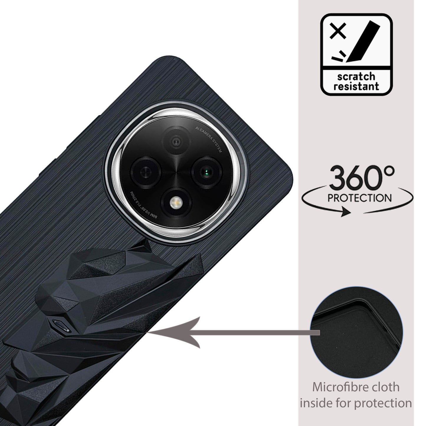 Bt Superhero Case with Camera Ring for Oppo F29 Pro(5G)