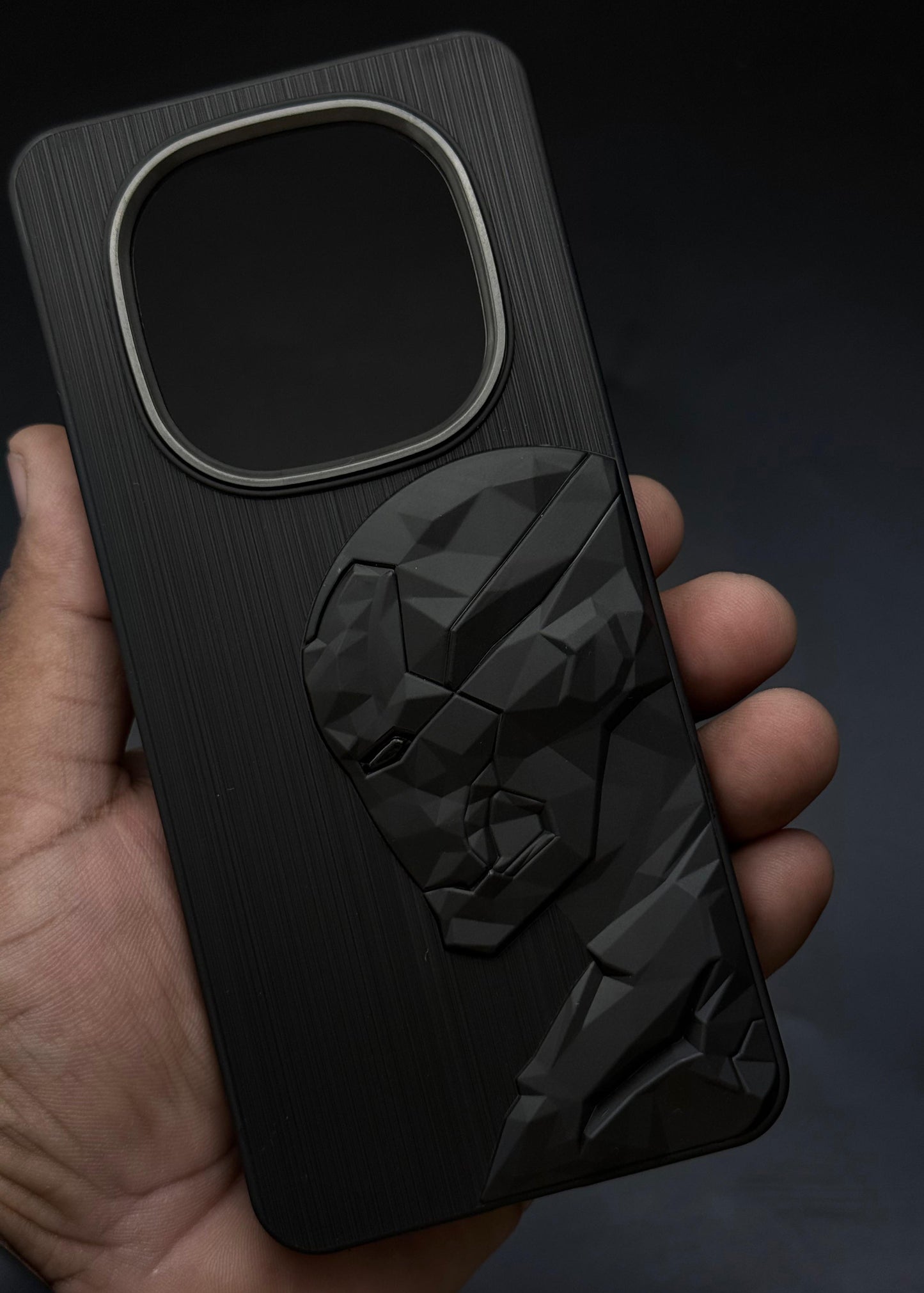 IR Superhero Side Face Prism Case with Metallic Camera Ring for Oppo F29(5G)