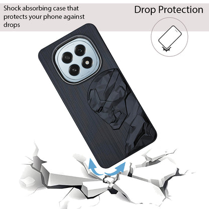 IR Superhero Side Face Prism Case with Metallic Camera Ring for Oppo F29(5G)