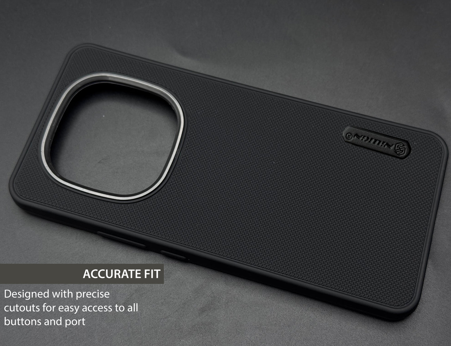 NIUKIN Super Frosted Dotted Case with Camera Ring for Oppo F29