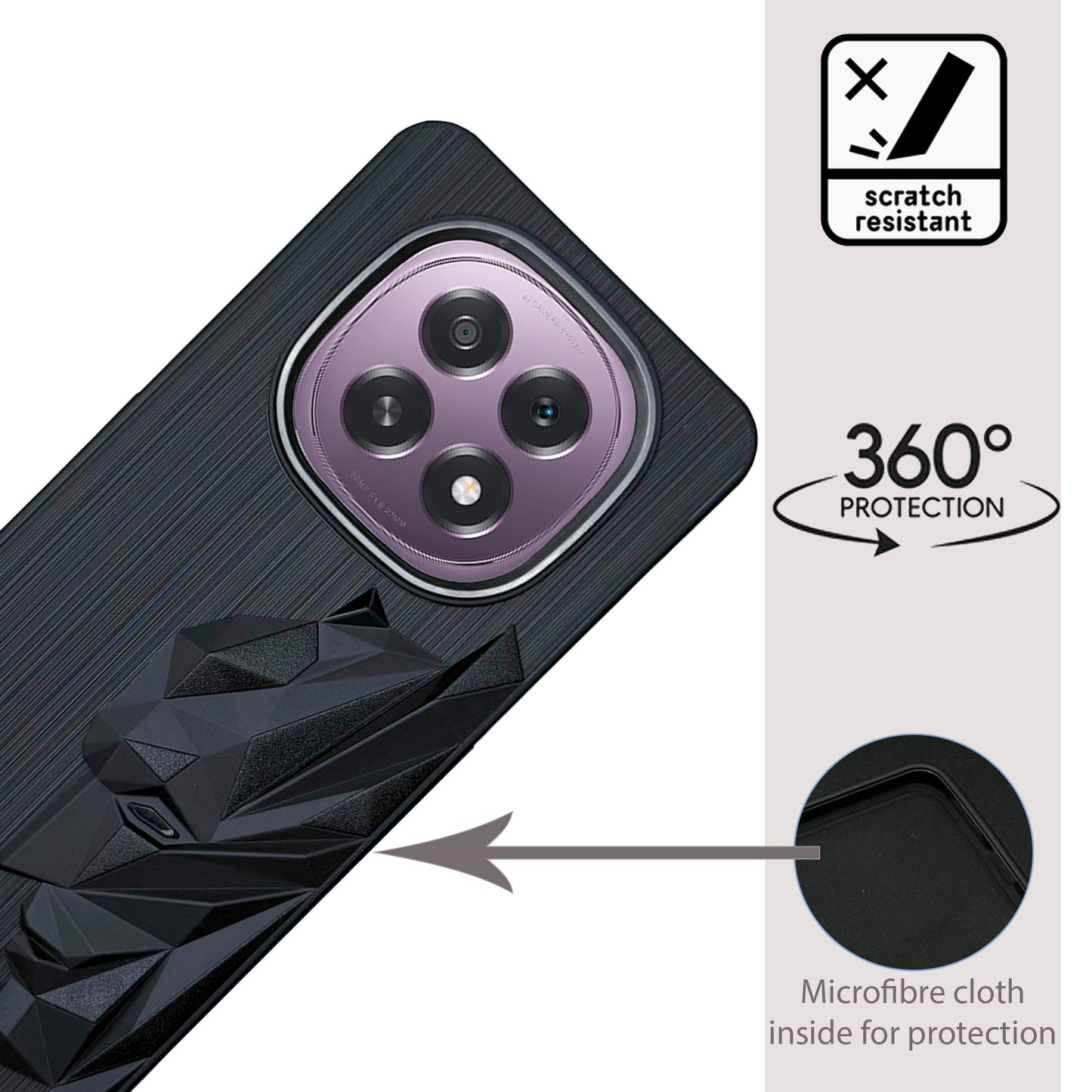 Bt Superhero Case with Camera Ring for Oppo F29(5G)