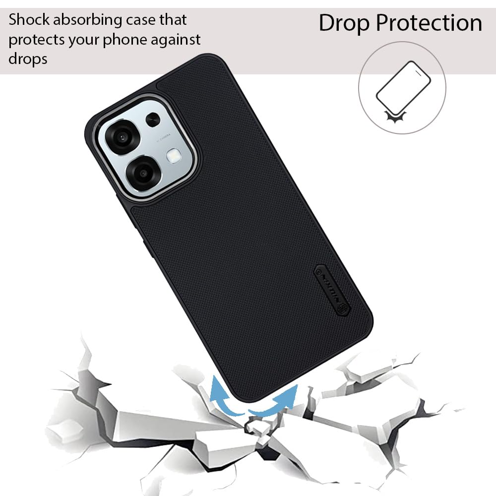 NIUKIN Super Frosted Dotted Case with Camera Ring for Oppo F31