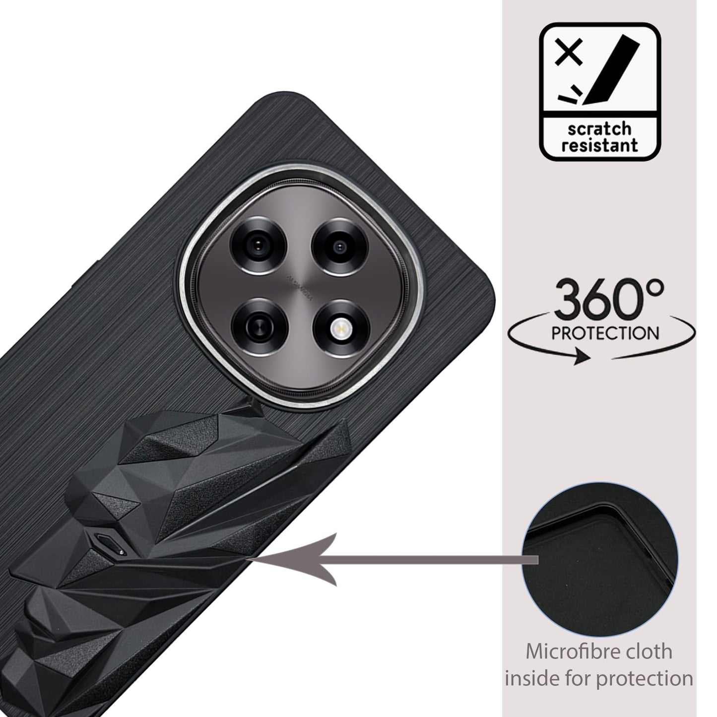 Bt Superhero Case with Camera ring for Oppo F31 Pro