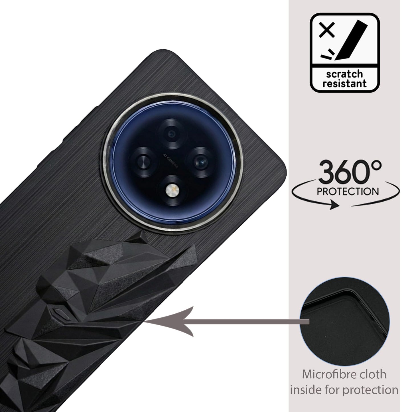 Bt Superhero Case with Camera ring for Oppo F31 Pro Plus