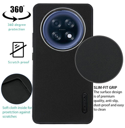 NIUKIN Super Frosted Dotted Case with Camera Ring for Oppo F31 Pro Plus
