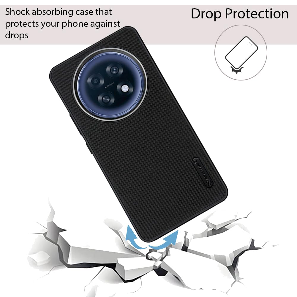 NIUKIN Super Frosted Dotted Case with Camera Ring for Oppo F31 Pro Plus