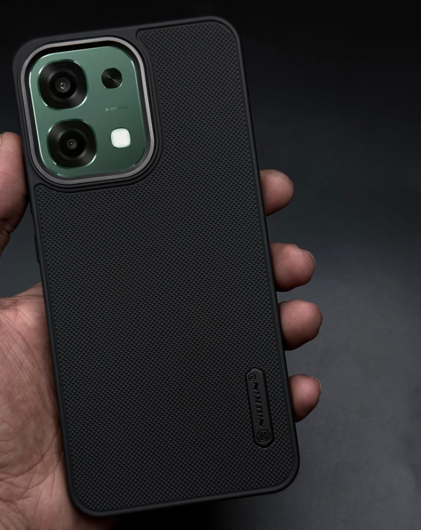 NIUKIN Super Frosted Dotted Case with Camera Ring for Oppo F33