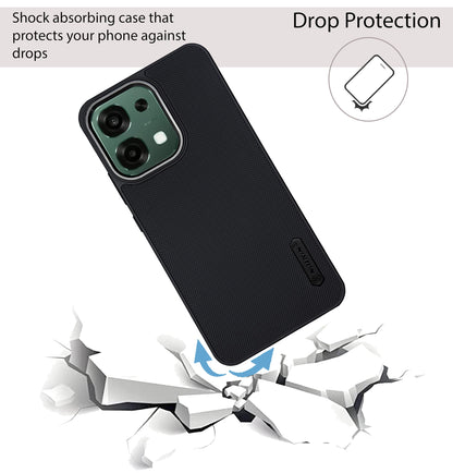 NIUKIN Super Frosted Dotted Case with Camera Ring for Oppo F33