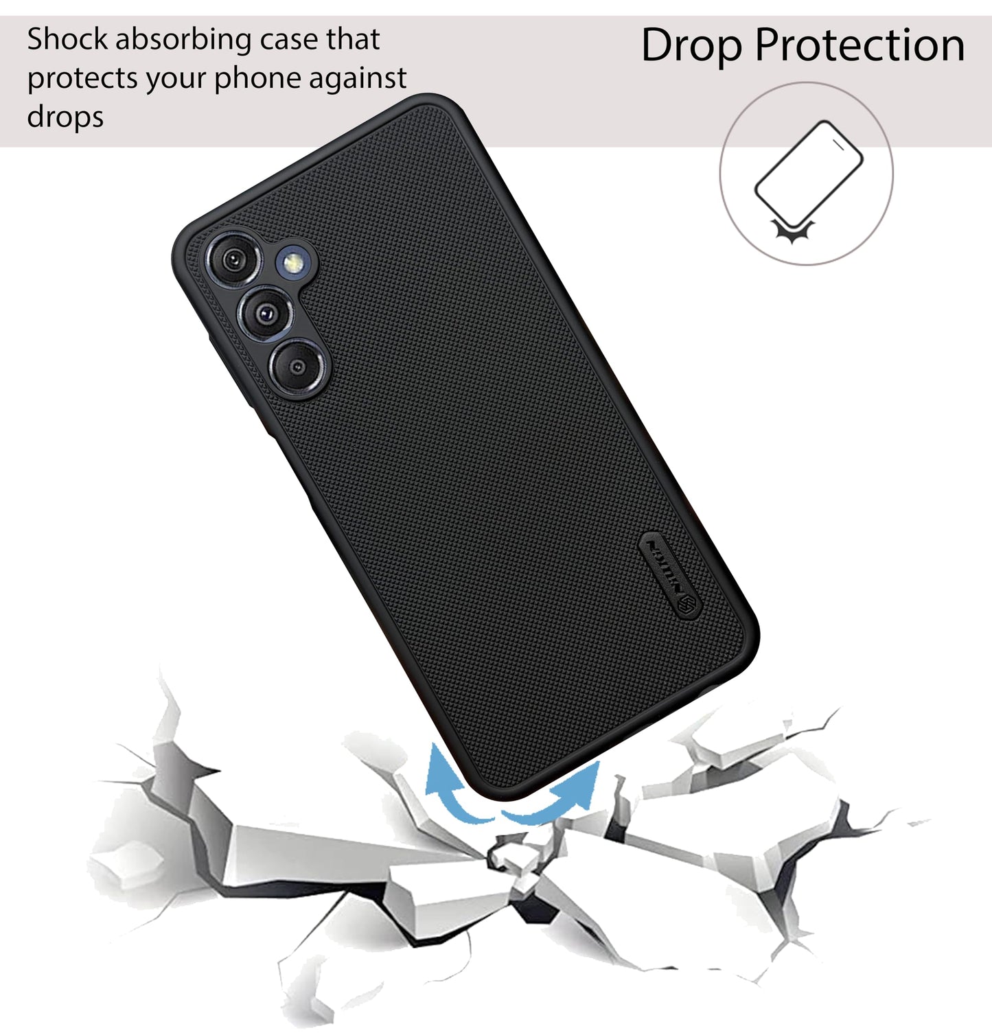 NIUKIN Super Frosted Dotted Case for Samsung M34 5G