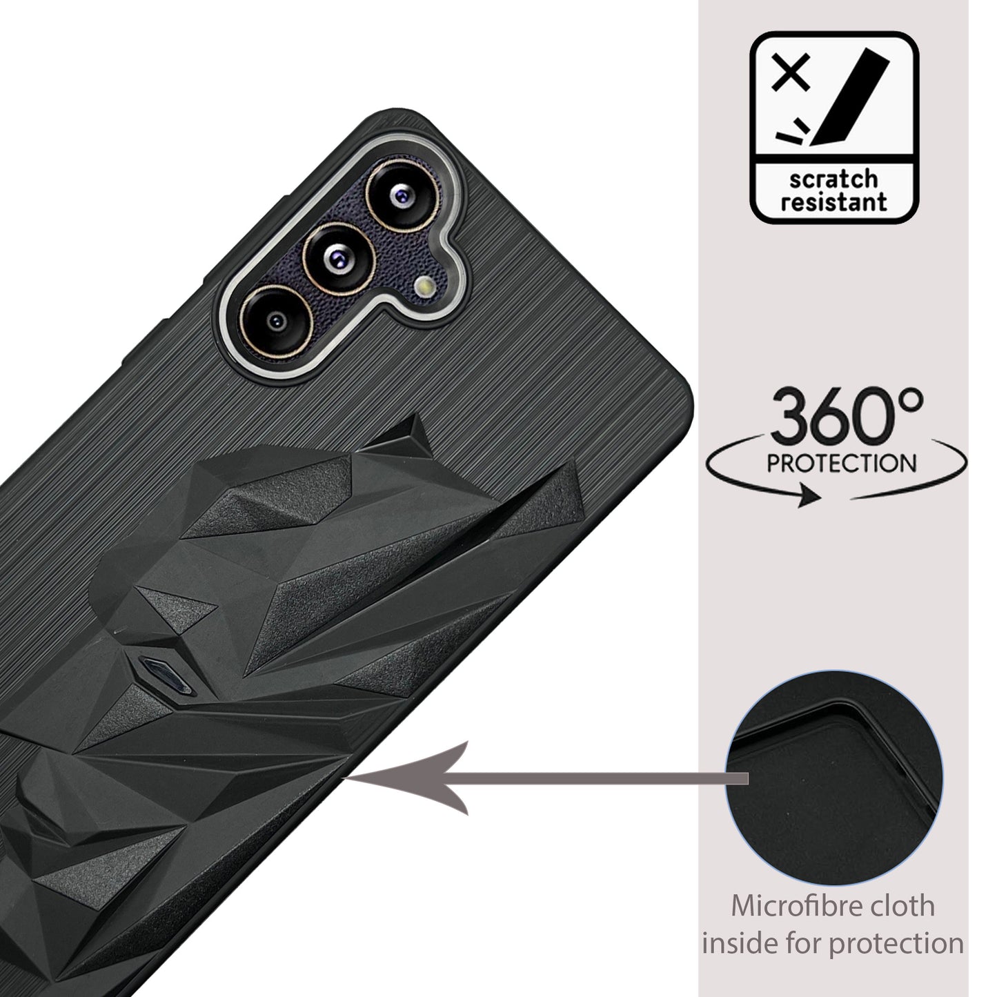 Bt Superhero Case with Camera Ring for Samsung F55(5G)