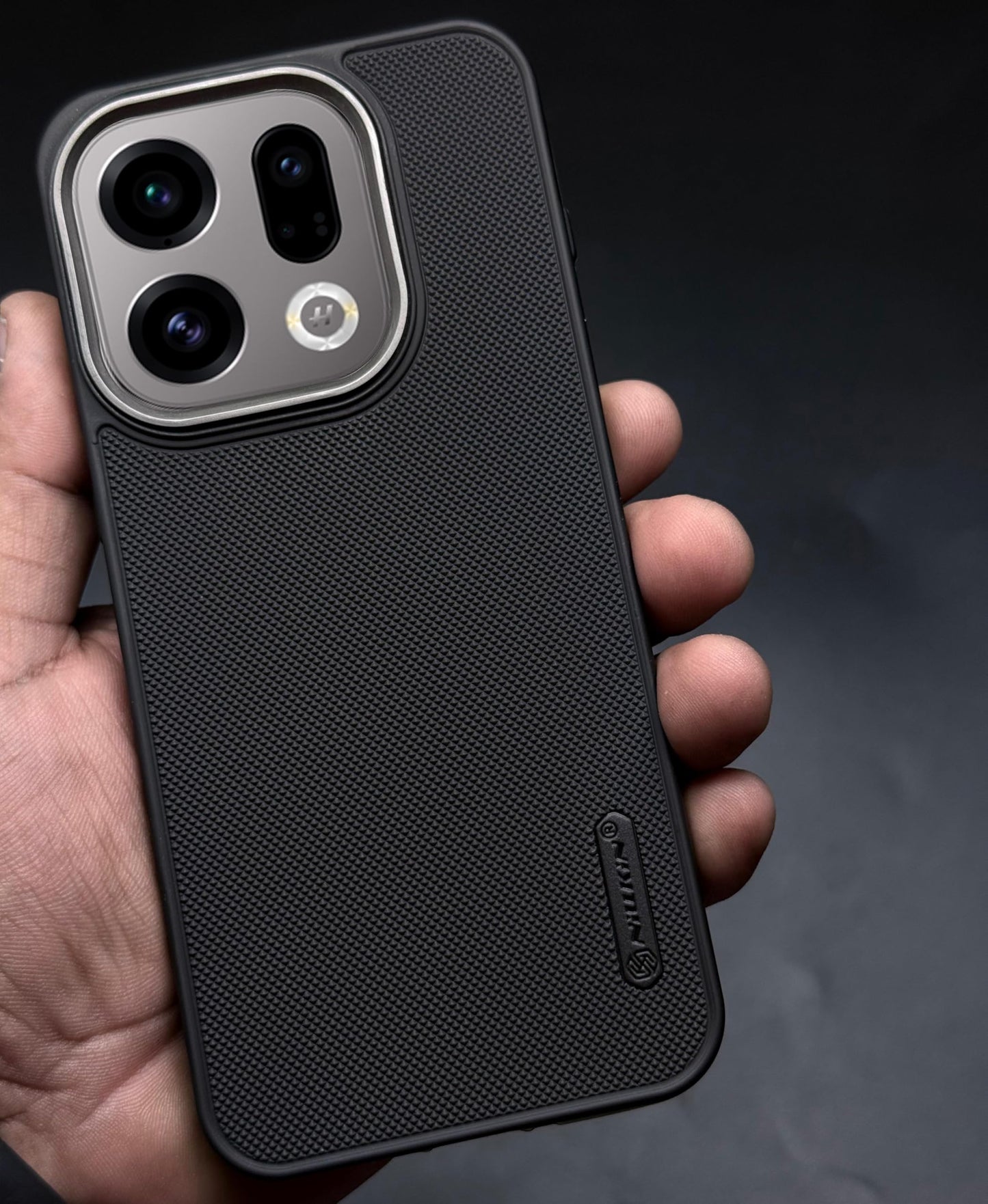 NIUKIN Super Frosted Dotted Case with Camera Ring for Oppo Find X9