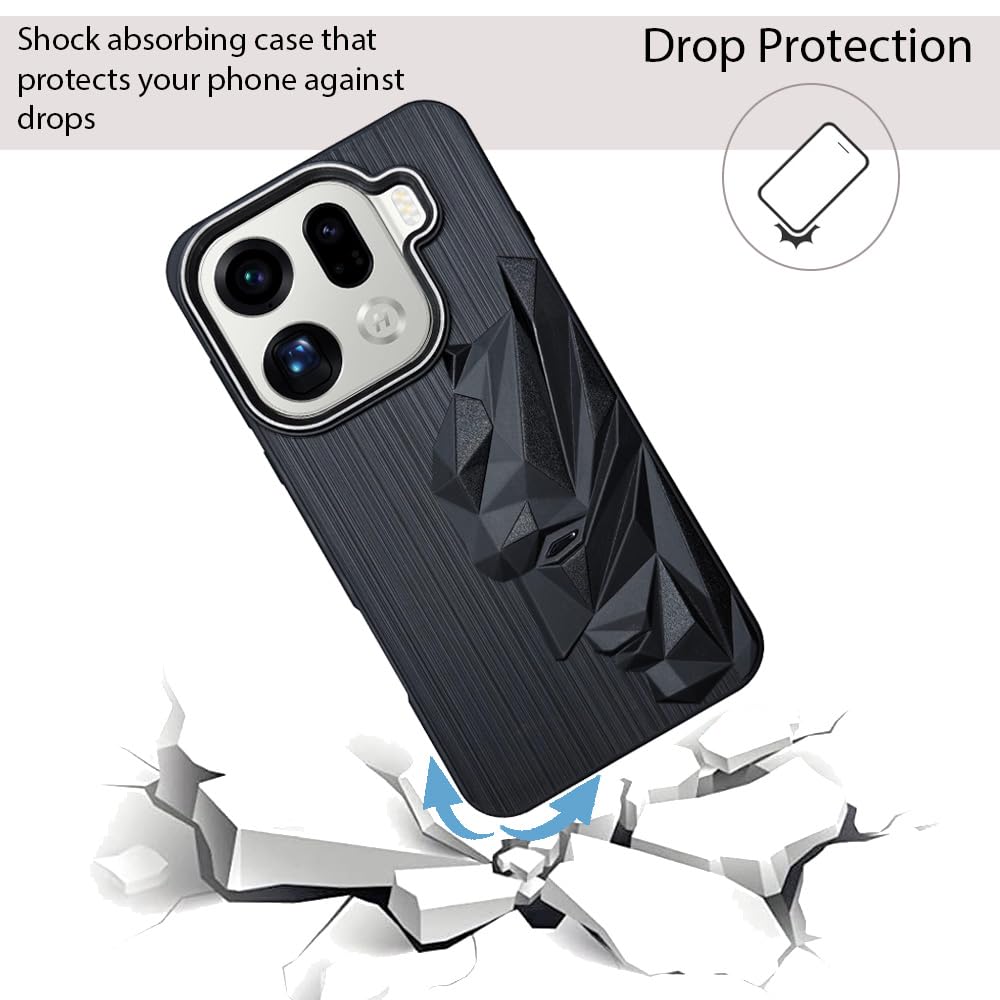 Bt Superhero Case with Camera ring for Oppo Find X9 Pro