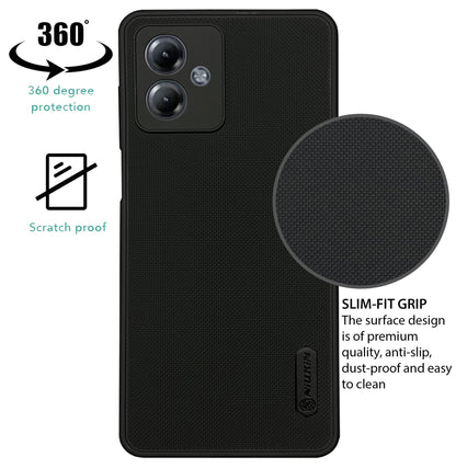 NIUKIN Super Frosted Dotted Case for Moto G14