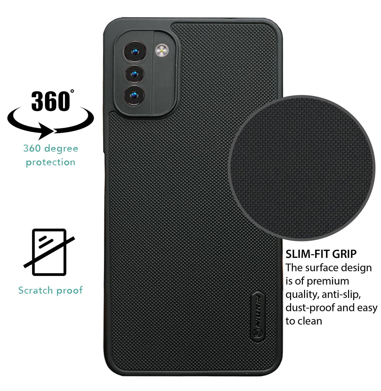 NIUKIN Super Frosted Dotted Case for Nokia G21