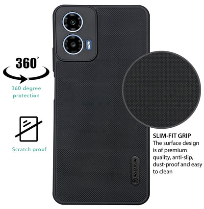 NIUKIN Super Frosted Dotted Case for Moto G34