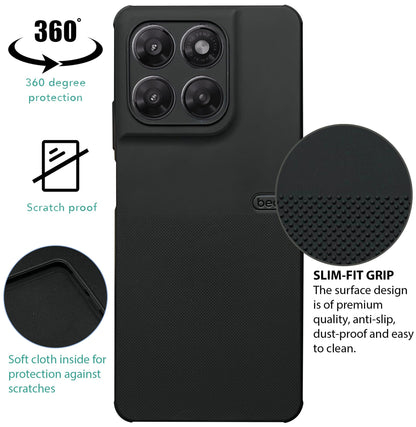 BEOTS Rugged back case with Camera Ring for Moto G37