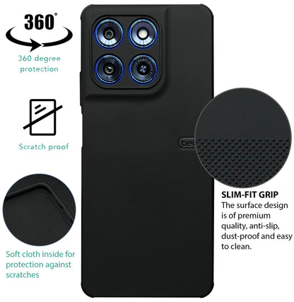 BEOTS Rugged back case with Camera Ring for Moto G37 Power