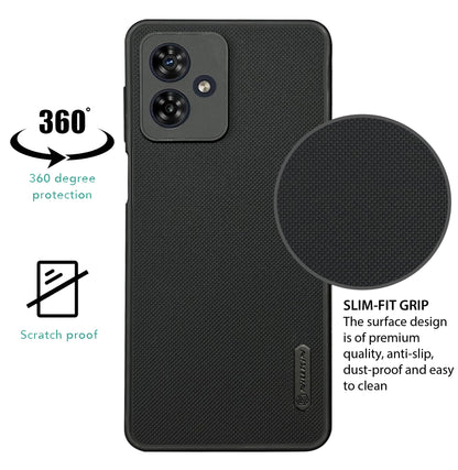 NIUKIN Super Frosted Dotted Case for Moto G54