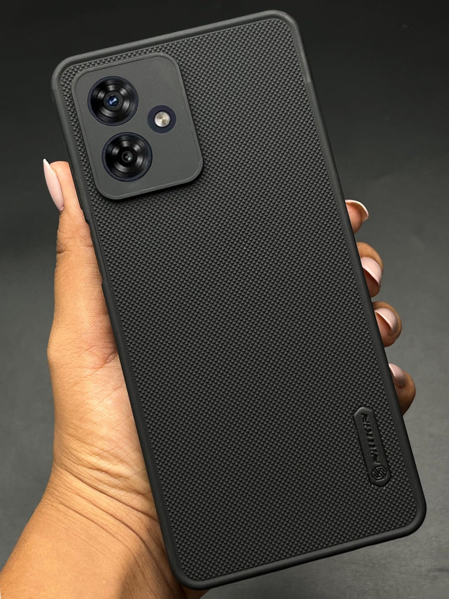 NIUKIN Super Frosted Dotted Case for Moto G54