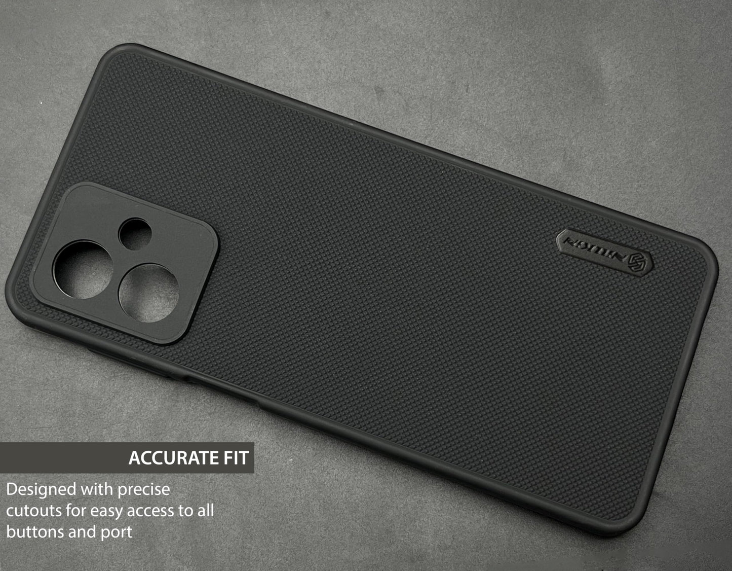 NIUKIN Super Frosted Dotted Case for Moto G54
