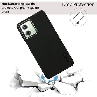 NIUKIN Super Frosted Dotted Case with Camera Ring for Moto G54