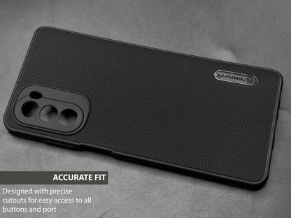 NIUKIN Super Frosted Dotted Case for Moto G62