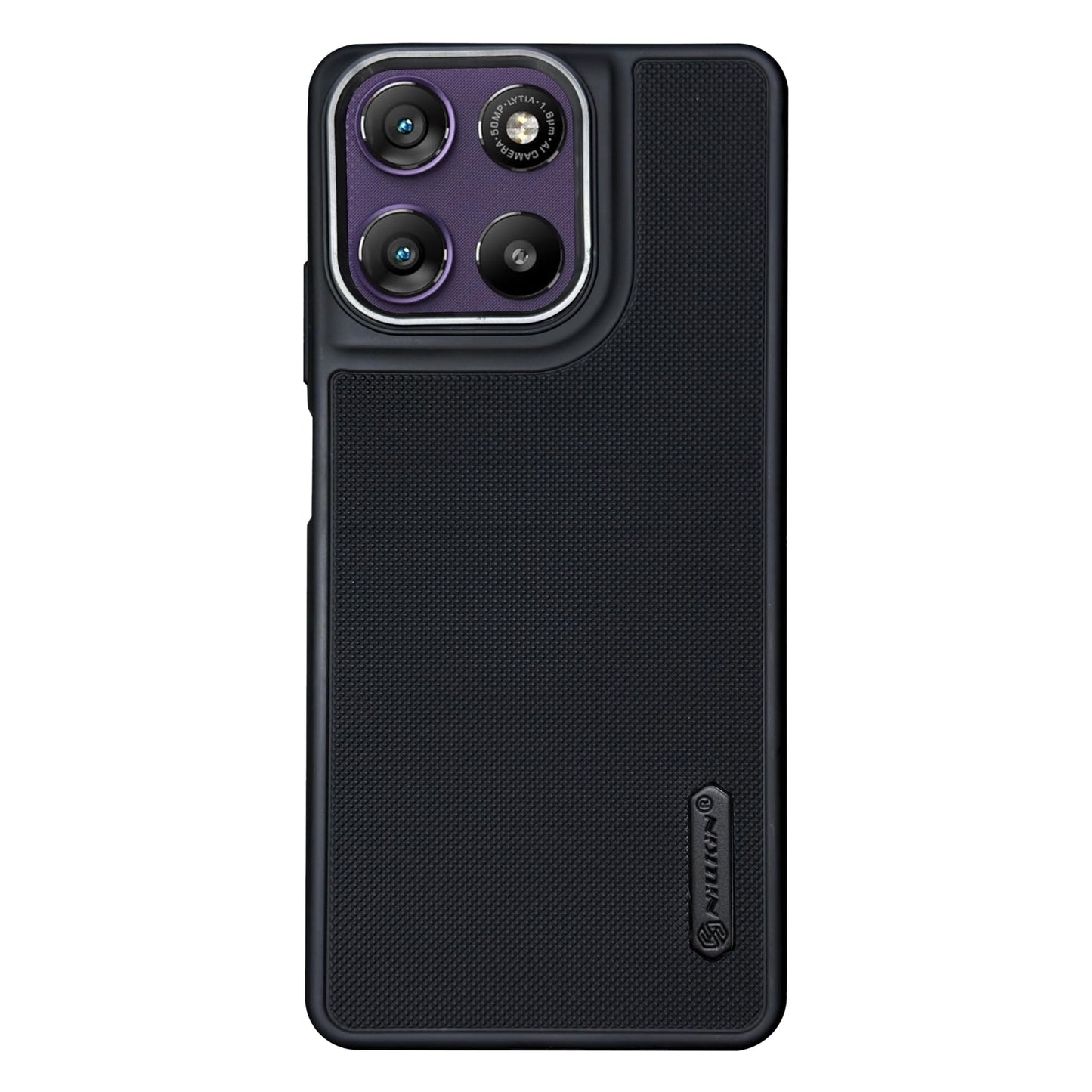 NIUKIN Super Frosted Dotted Case with Camera Ring for Moto G57 Power