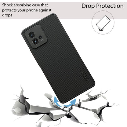 NIUKIN Super Frosted Dotted Case for Moto G72