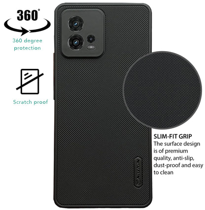 NIUKIN Super Frosted Dotted Case for Moto G72