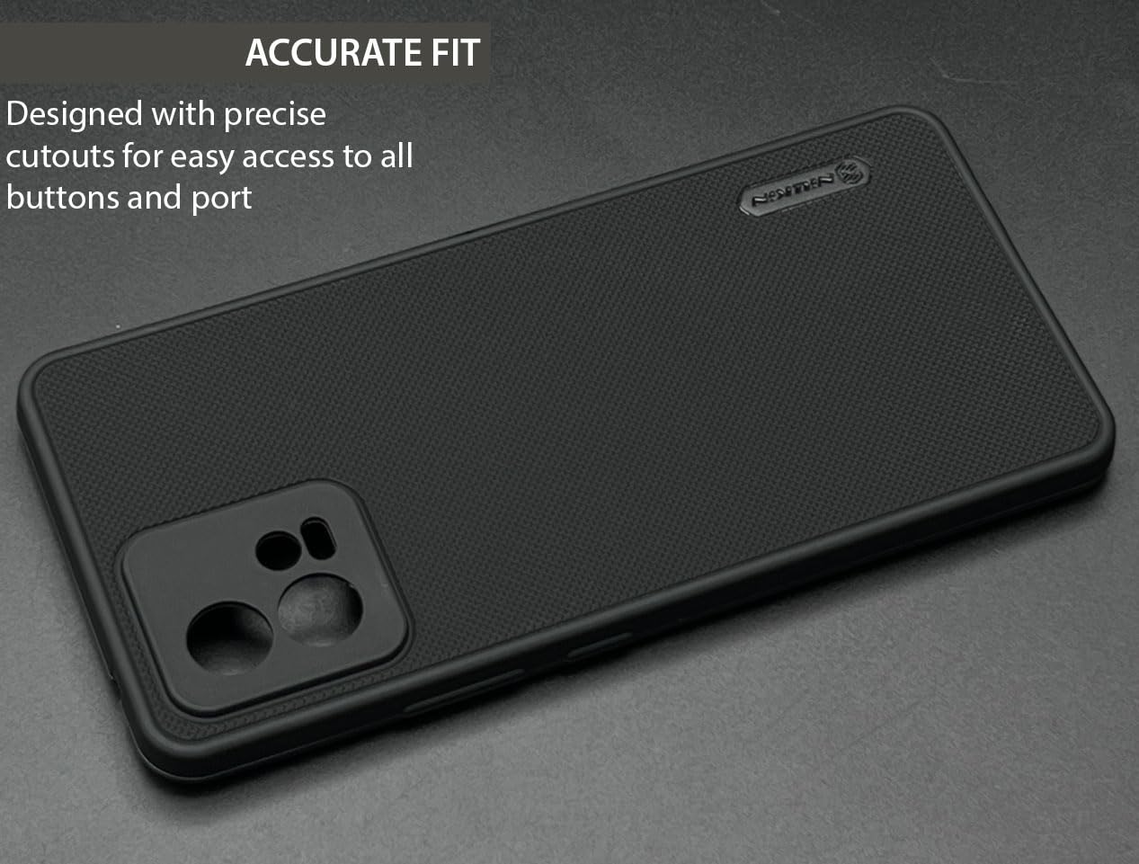 NIUKIN Super Frosted Dotted Case for Moto G72