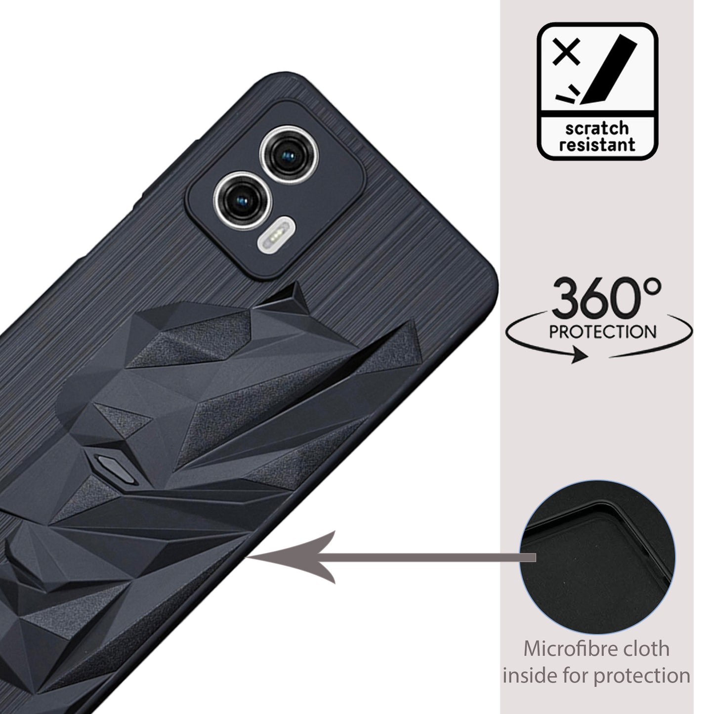 Bt Superhero Case for Motorola G73