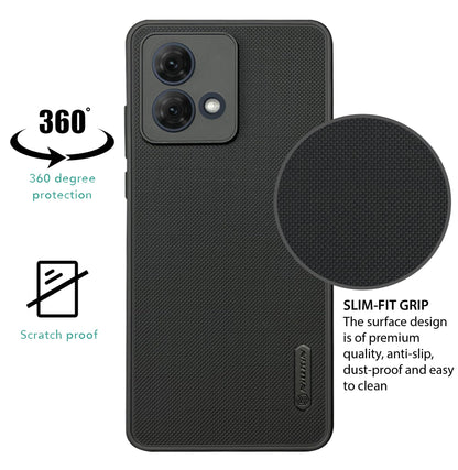 NIUKIN Super Frosted Dotted Case for Moto G84