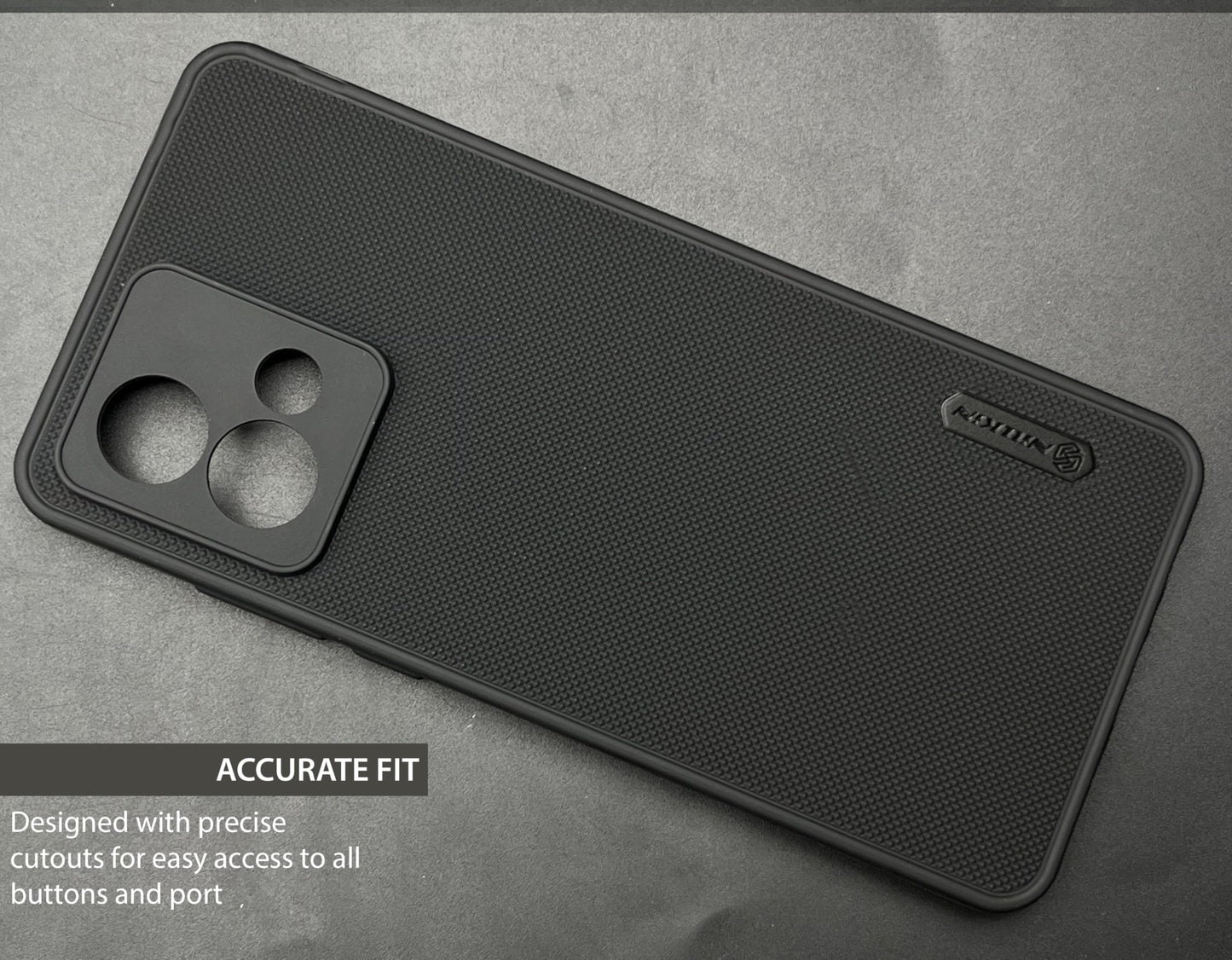 NIUKIN Super Frosted Dotted Case for Moto G84