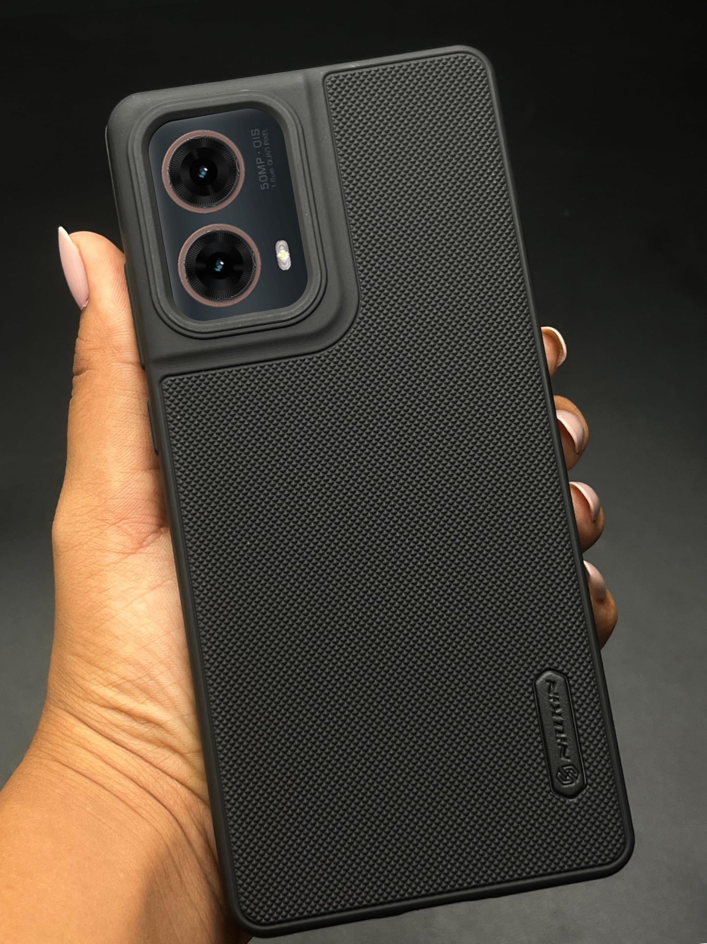 NIUKIN Super Frosted Dotted Case for Moto G85