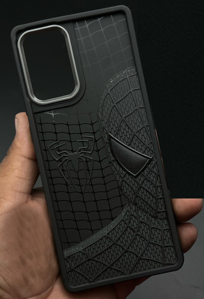 Sp Superhero Web Case with Metallic Camera Ring for Motorola G85