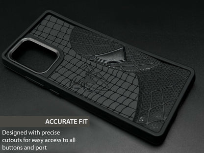 Sp Superhero Web Case with Metallic Camera Ring for Motorola G85