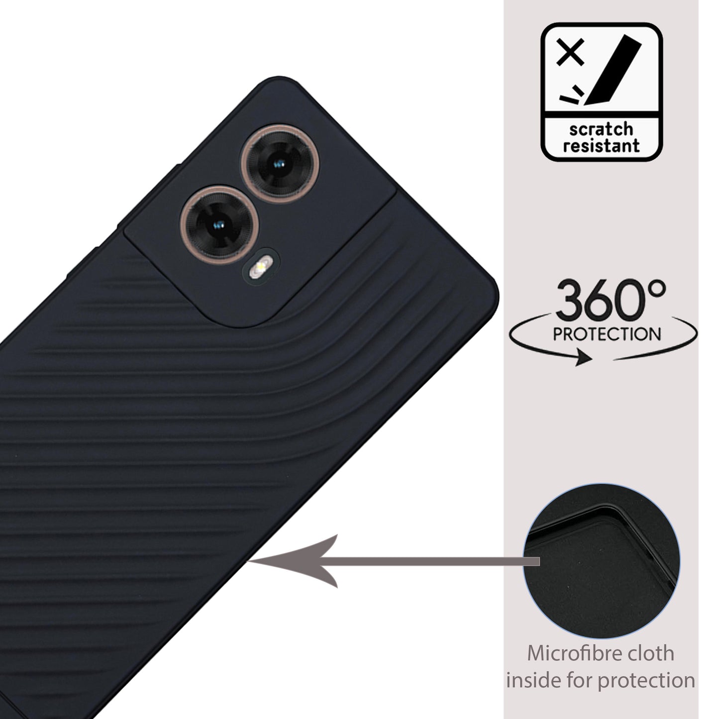 Ripple Wave Case for Motorola G85