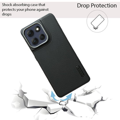 NIUKIN Super Frosted Dotted Case with Camera Ring for Moto G86 Power
