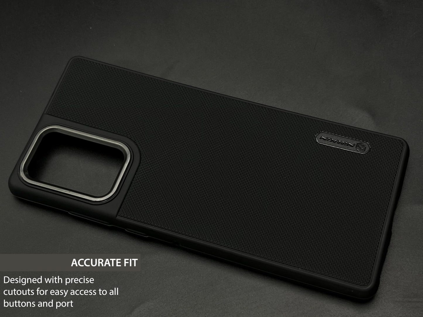 NIUKIN Super Frosted Dotted Case with Camera Ring for Moto G96